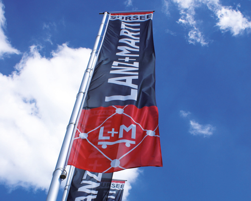 Crank Flagpole With Banner Arm Ka Aluart